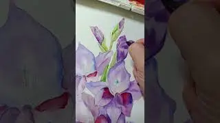 пиши цветок в комменты👇#акварель #art #painting #drawing #watercolor #творчество #художник #ботаника