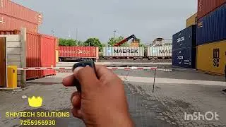 Installation of boom barrier in Thar Dry Port Sanand Kadi Road