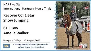 International Hartpury Horse Trials: Amelia Walker Show Jumping