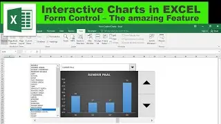 Interactive Charts in Excel | Form Controls 📊