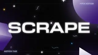 Scrape Effect in Apple Motion