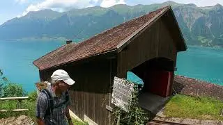 Uferweg Brienzersee  | 4k | Wanderung am Brienzersee entlang von Iseltwald |   Juni 2021