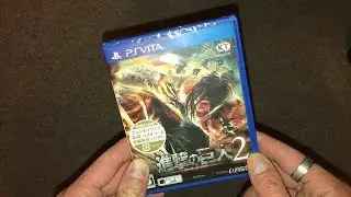 Shingeki no Kyojin 2 (Attack on Titan 2) PS Vita Unboxing!!