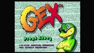 GEX - Intro and Title Screen - Sega Saturn (HD)