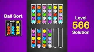 Ball Sort Puzzle Solution Level 566