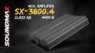 #SOUNDMAX​ SX-3800.4 | 4 KANAL CLASS AB AMPLİFİKATÖR