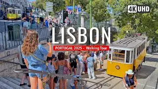 LISBON Walking Tour 🚋🇵🇹  | Explore Lisbon Streets, Historic Charm & City Vibes!