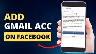 How To Add Gmail In Facebook | Add Email Address in Facebook 2023 | Add Facebook Email ID Tutorial