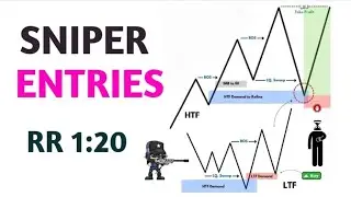How to Get SNIPPER ENTRIES While Trading Demand and Supply Zones or Smart Money Concepts