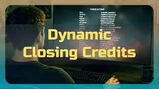 Demo: Dynamic Closing Credits for Unreal Engine 5