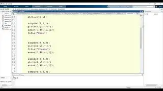 Gráficos dinámicos en Matlab