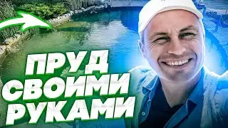 ПРУД своими руками | ЭТАПЫ строительства пруда | Пруд возле дома
