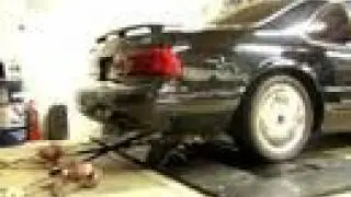 Vortech Supercharged Tbird Shooting Flames on Dyno 2