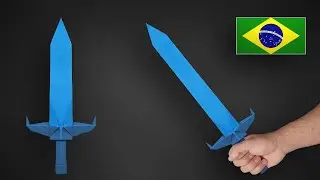 Origami: Espada Épica | Como Fazer uma Espada de Origami Incrível!