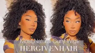 The MOST NATURAL T-Part Wig With Kinky Edges! | HerGivenHair Co.