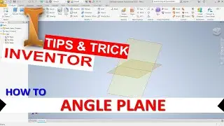Inventor How To Angle Plane Tutorial