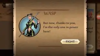 Бой с Осой в Shadow fight 2.