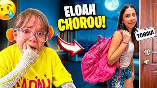 Eloah cried because Sarah went to sleep at her friends' house? !!! | Araújo Family