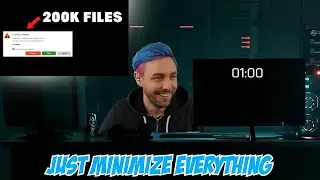 DELETING 200,000 FILES FROM A SCAMMERS COMPUTER