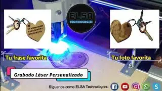 CNC 3018 Pro |Grabado Láser de Llaveros MDF