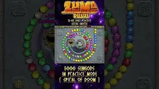6000th SunGod in Practice Mode | Zuma Deluxe 32-Bit DLP Shorts