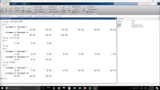 ENGR100: Matlab Tutorial