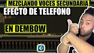 ✅ HOW TO MIX DEMBOW BACKING VOCALS + PHONE EFFECT | ACI2DALEAPLAY 🔥🔥
