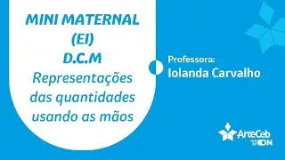 27/11 - MINI MATERNAL (EI)  D.C.M - REPRESENTAÇÕES DAS QUANTIDADES USANDO AS MÃOS - IOLANDA CARVALHO