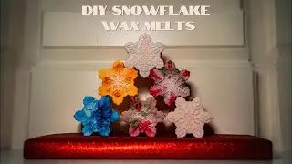 How To Make Christmas Snowflake Wax Melts