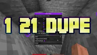 Minecraft 1.21 DUPE (100% WORKING)