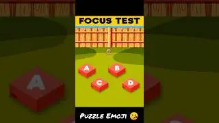 Test Your Focus Power🤨 With Animation puzzle|