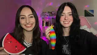 my friend tries ASMR for the first time :)