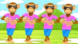 Chú Khỉ Con - Nhạc Thiếu Nhi Sôi Động Nhất - Phim Hoạt Hình Con Khỉ Vui Nhộn Cho Bé