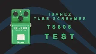Ibanez TS808 Sound Test Ita