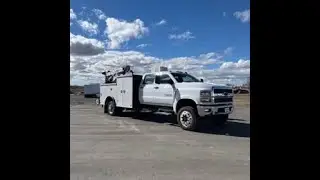 2024 Silverado 5500 HD Reading Mechanics Bed/Tiger Crane