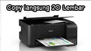 Cara foto copy beberapa rangkap (lebih dari 1 lembar) pakai EPSON L3110