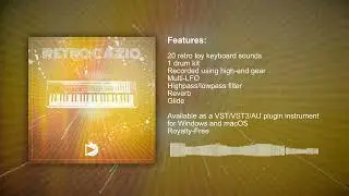Retro Cazio VST VST3 AU plugin instrument
