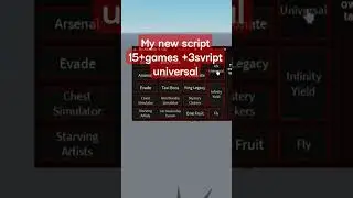 My script by AleXsjsju +3 Script Universal 