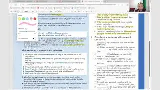 English File, Advanced level, Grammar: All Conditionals, Explanation and Exercises