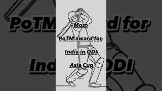 Most PoTM award for India in ODI AsiaCup #shorts #icc #viral #short #asiacup2023 #awards #viratkohli