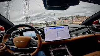 BYD Han test ride