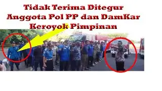 Tak Terima Ditegur, Anggota Pol PP dan DamKar Kroyok Pimpinan