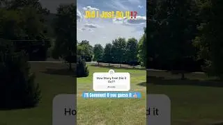 Did I Just Do It⁉️ #fatpop #discgolf #skills #fyp