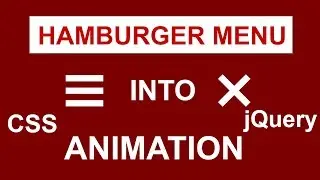 Hamburger Menu Animation