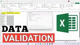 Data validation in Excel | how to use data validation | Ms Excel