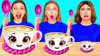 Big, Medium and Small Plate Challenge | Simple Kitchen Recipes by BaRaDa Challenge