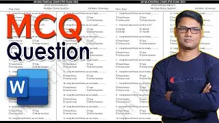MS Word tutorial: How to create multiple choice question paper In Microsoft Word|| MCQ question word