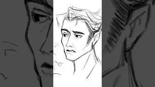i'm getting better at drawing men #art #drawing #sketch