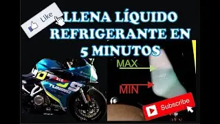 COMO RELLENAR LIQUIDO DE RADIADOR /LLENAR LIQUIDO REFRIGERANTE CFMOTO 300SR 250 250NK EN 5 MINUTOS