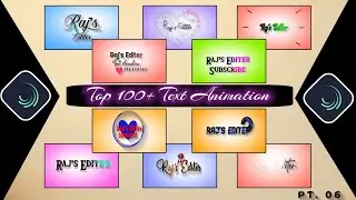 #06 Top 100+ Text Animation Alight Motion | Alight Motion Text Animation Link | Xml Download Link